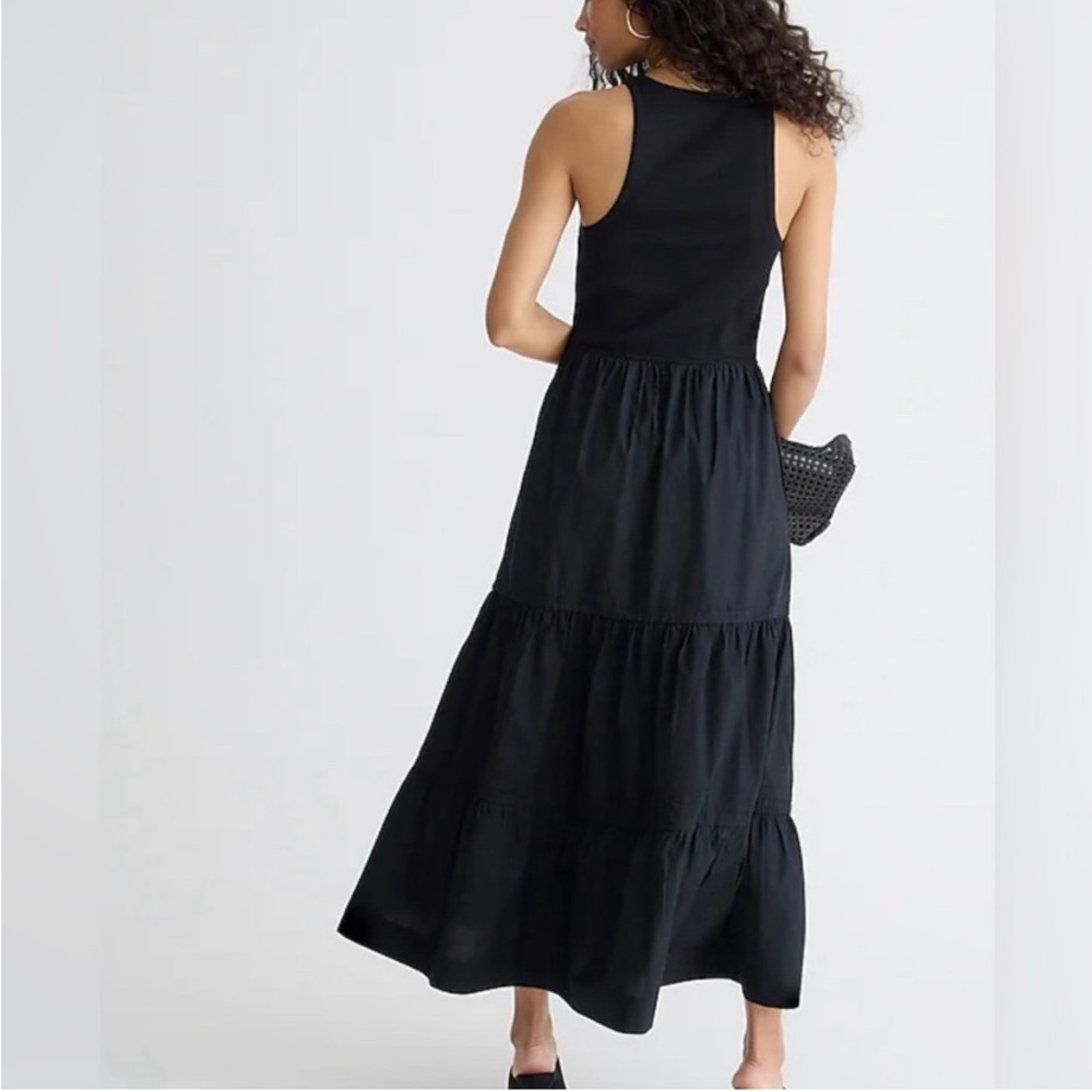 J. Crew Vintage high-neck cutaway tank poplin dress size XXS - Picture 2 of 11